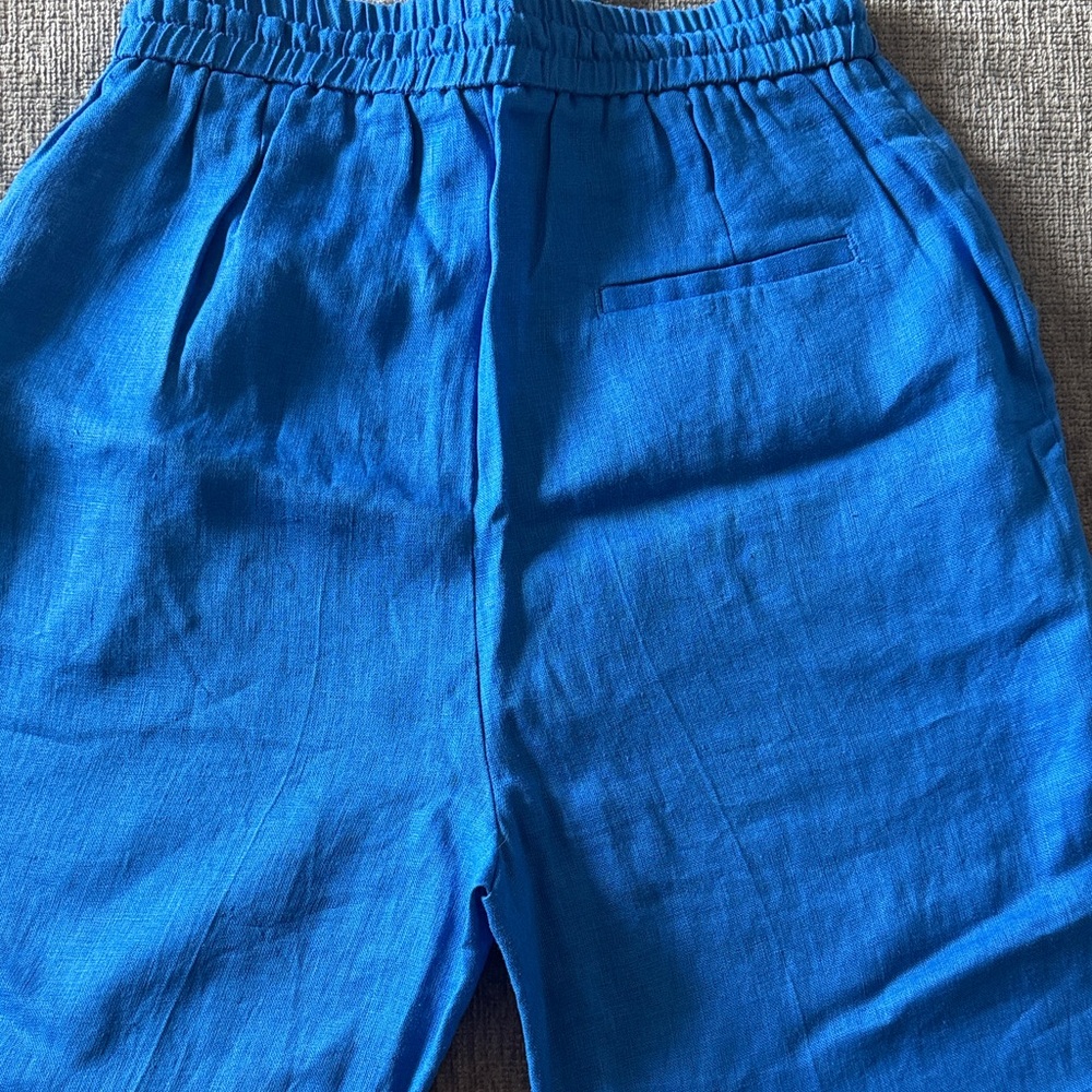 Zara Azure Drawstring Pants - Picture 5 of 5